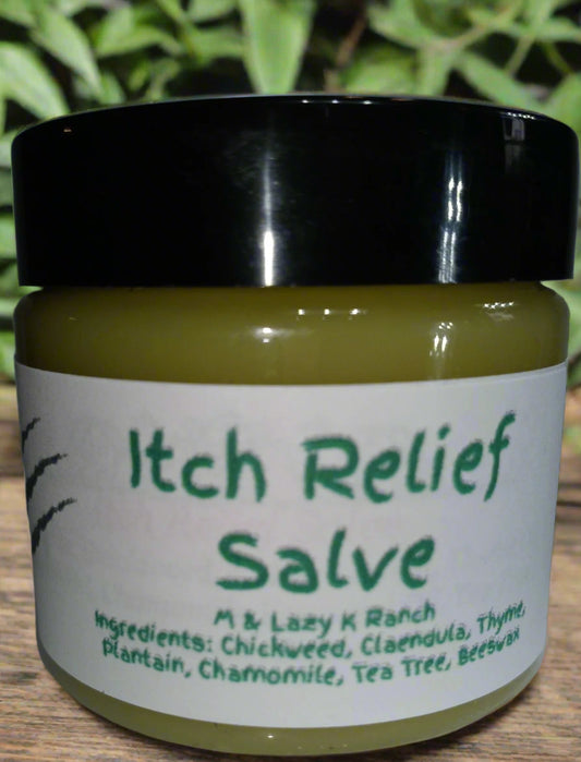 Itch Relief! Herbal Salve All-Natural 2 ounces